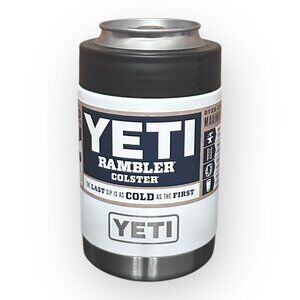 Yeti Rambler Colster White Color Koozie Size12 oz Fits Standard Cans NEW w/ Tags